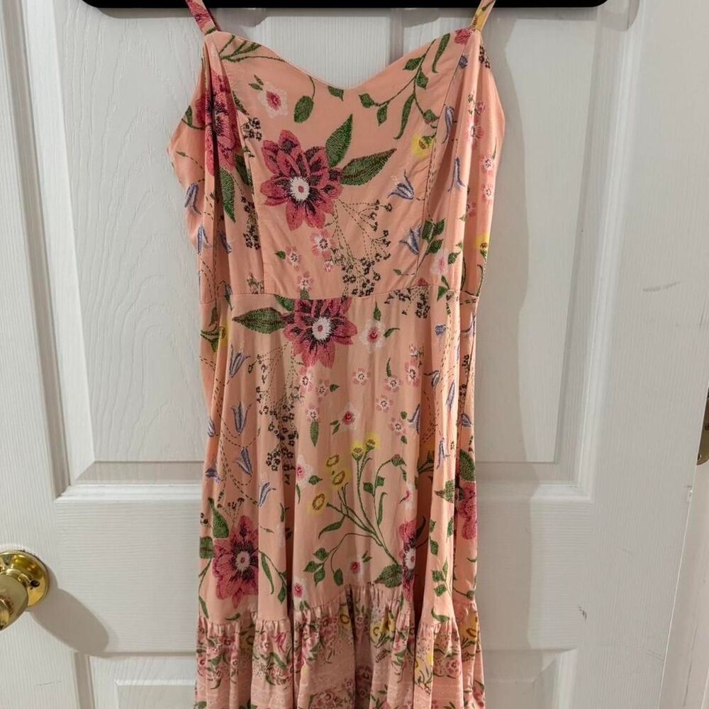 Floral Smocked Cottage Core Boho Mini Dress Old Navy Small